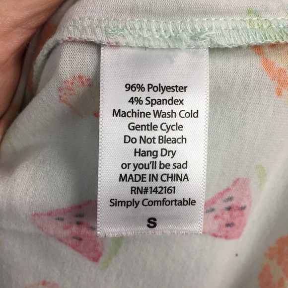 𝅺lularoe Summer Fruit Irma Oversized High Low Tunic - Picture 6 of 12